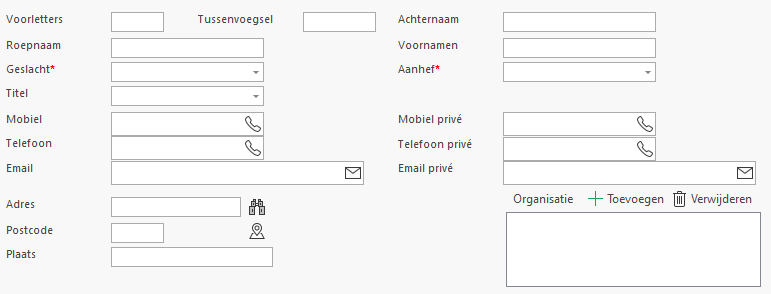 Contactpersoon toevoegen stap 2