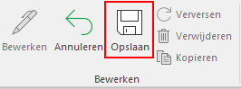 Stap 9 - Opslaan